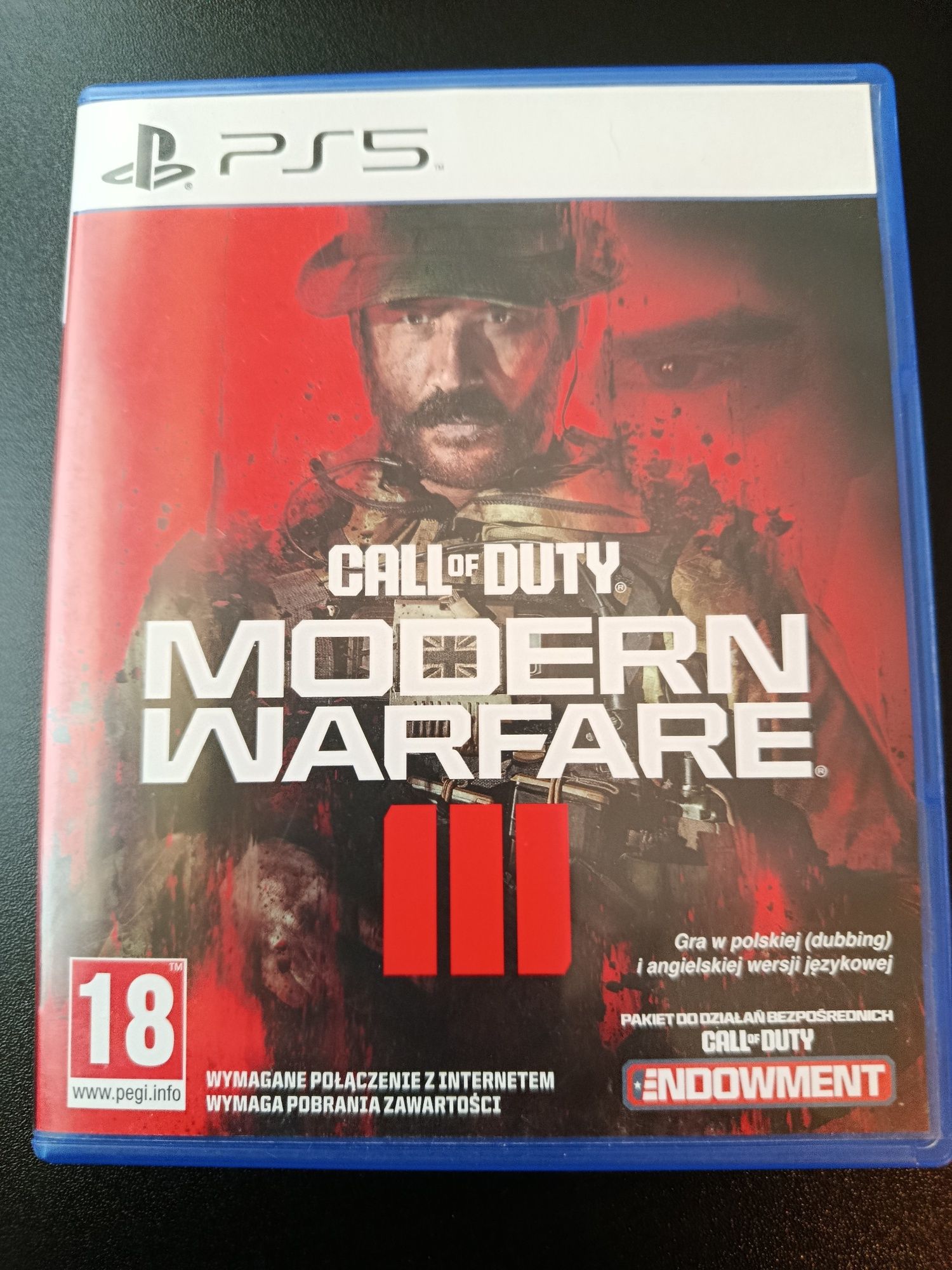 Call of duty modern warfare 3 PS5 wersja PL dubbing