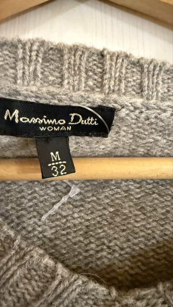 Massimo dutti светр джемпер 100% шерсть