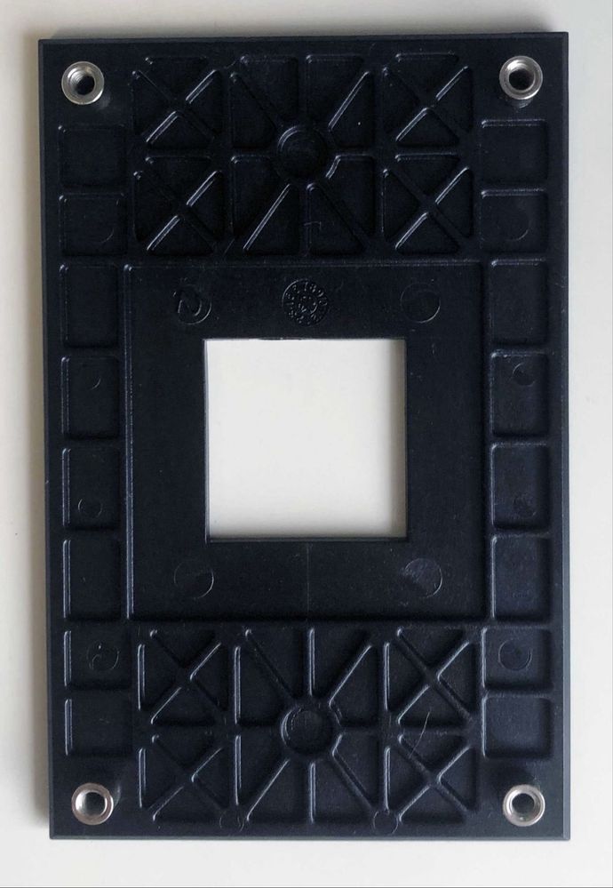 Zestaw montażowy plastykowy (Backplate + Zapinki) AMD AM4