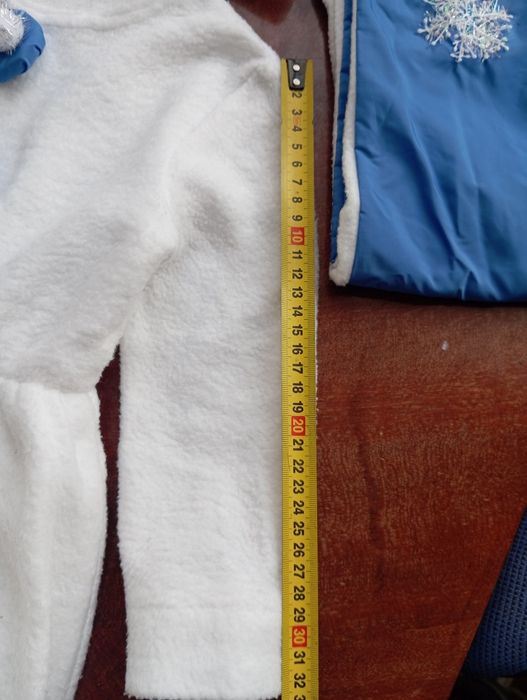 Костюм новогодний снеговик на утренник 3-5 лет