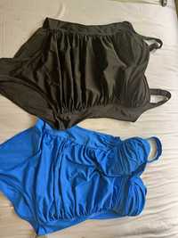 2 x kostium strój kąpielowy jednoczęściowy ciążowy 44 XXL