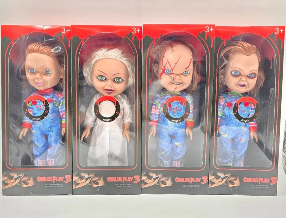 Bonecos chucky childs play emite som
