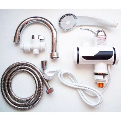 Водонагреватель смеситель электрический для кухни и ванной кран - душ