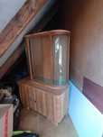 Barek, szafka, kredens drewniany stary, vitage