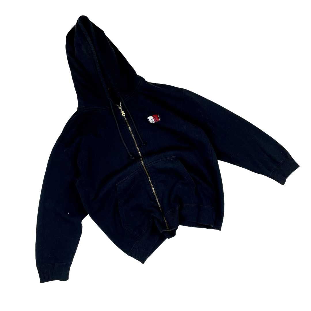 Active Wear washed zip hoodie