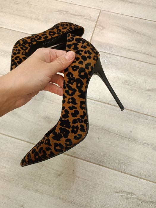 Леопардові туфлі лодочки розмір 37-38