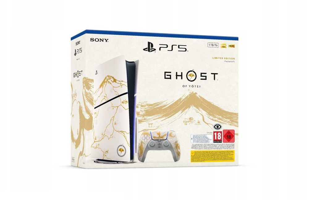 SONY PlayStation 5 Slim 1TB z napędem Ghost of Yotei Limited Edition