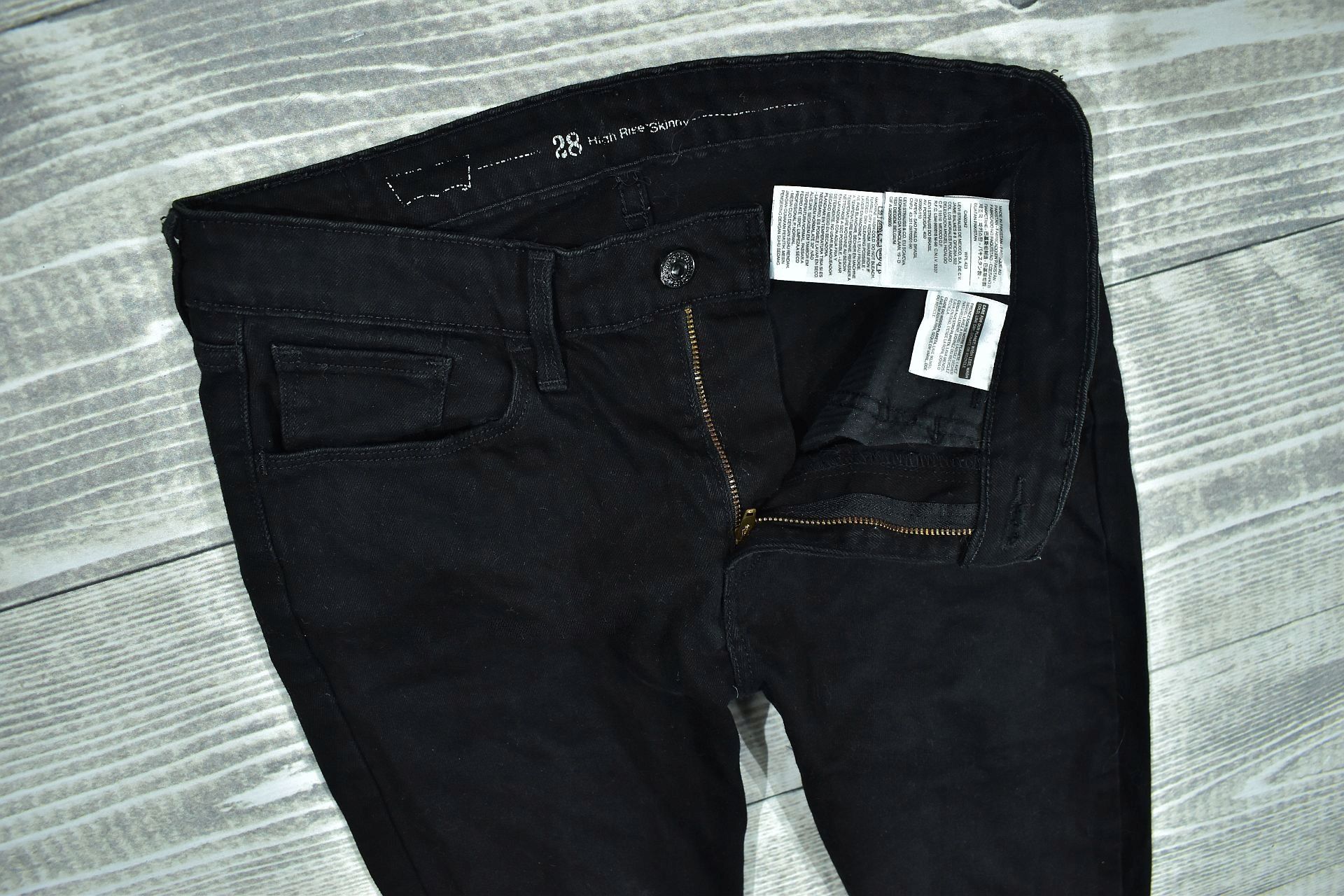 LEVIS High Rise Skinny Jeansy Damskie W28 L32