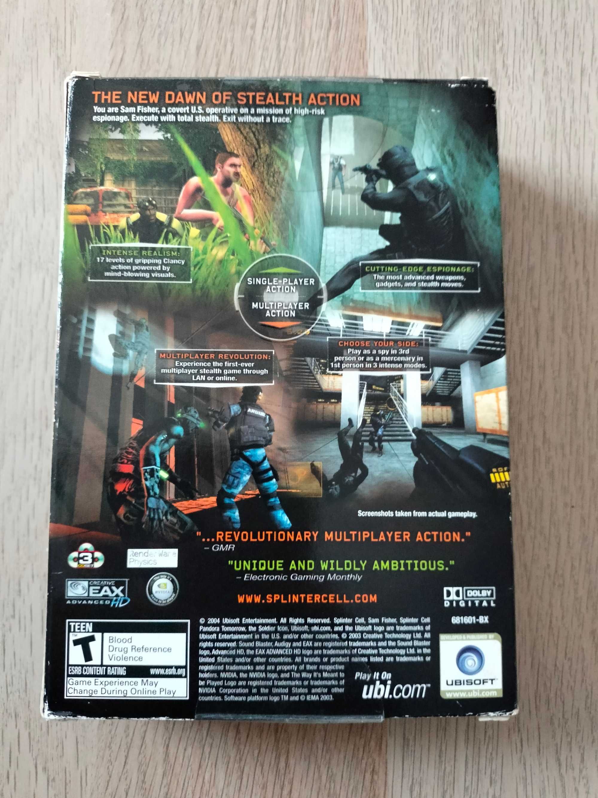 Splinter Cell Pandora Tomorrow Mini Big Box