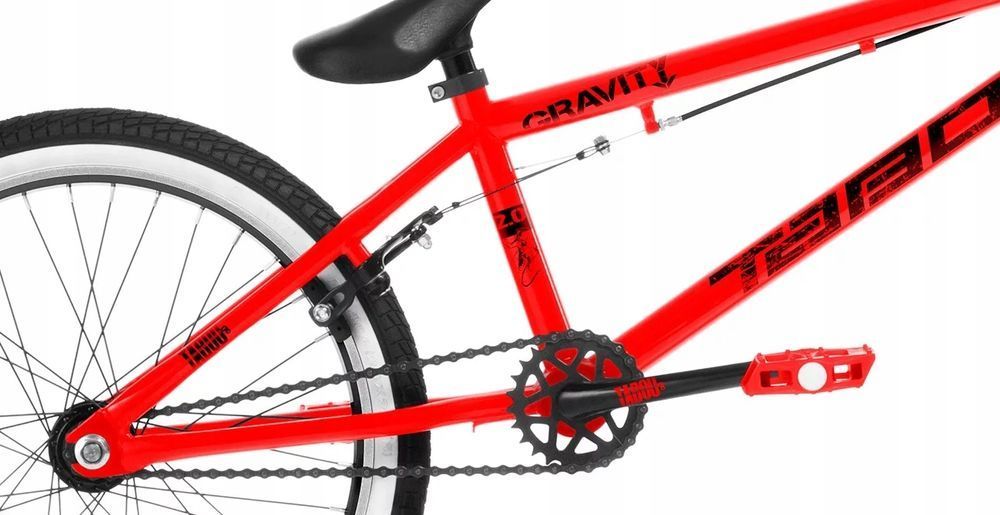 Rower BMX TABOU GRAVITY 2.0 rama 10" koła 20" red/black U-brake