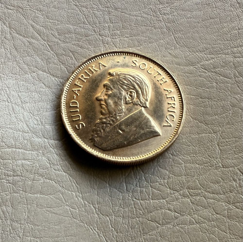 Moeda de ouro 1/2 krugerrand (1/2 onça ouro fino)