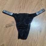 Victoria's Secret stringi majtki koronkowe brazyliany cyrkoniami sexy