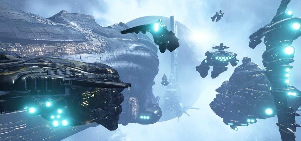 EVE Valkyrie PS4 - znakomita gra sci-fi, statek kosmiczny, na gogle VR