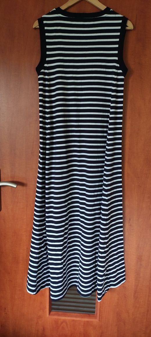 Sukienka w paski Wólczanka, r. XL, NOWA z metką