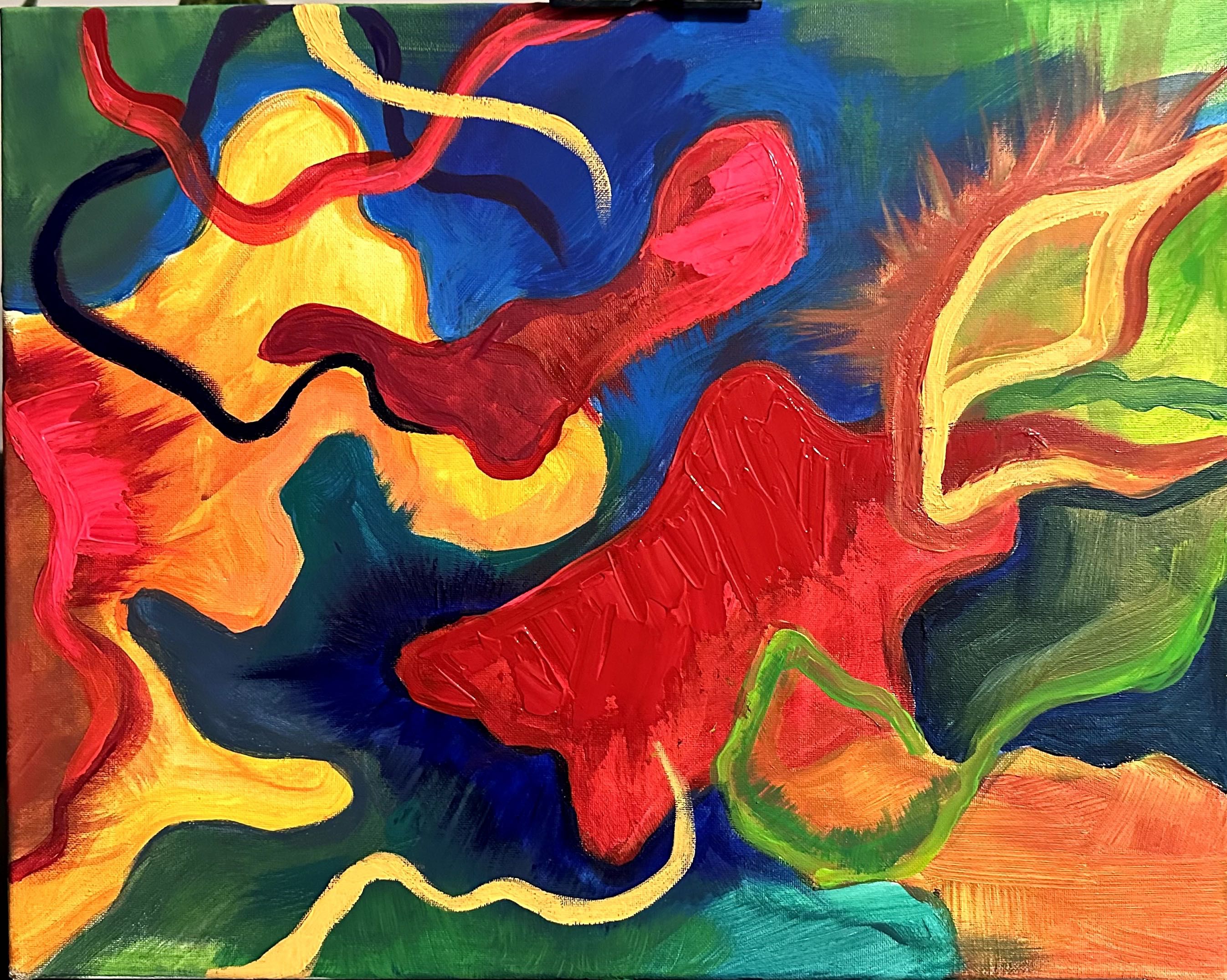 obraz Tajemnica akryl na płótnie 40x50 cm