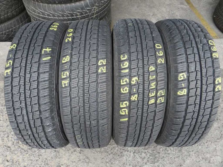 195/65 R16c 104/102T Hankook WinterRw06 зима 4 штуки шини бу
