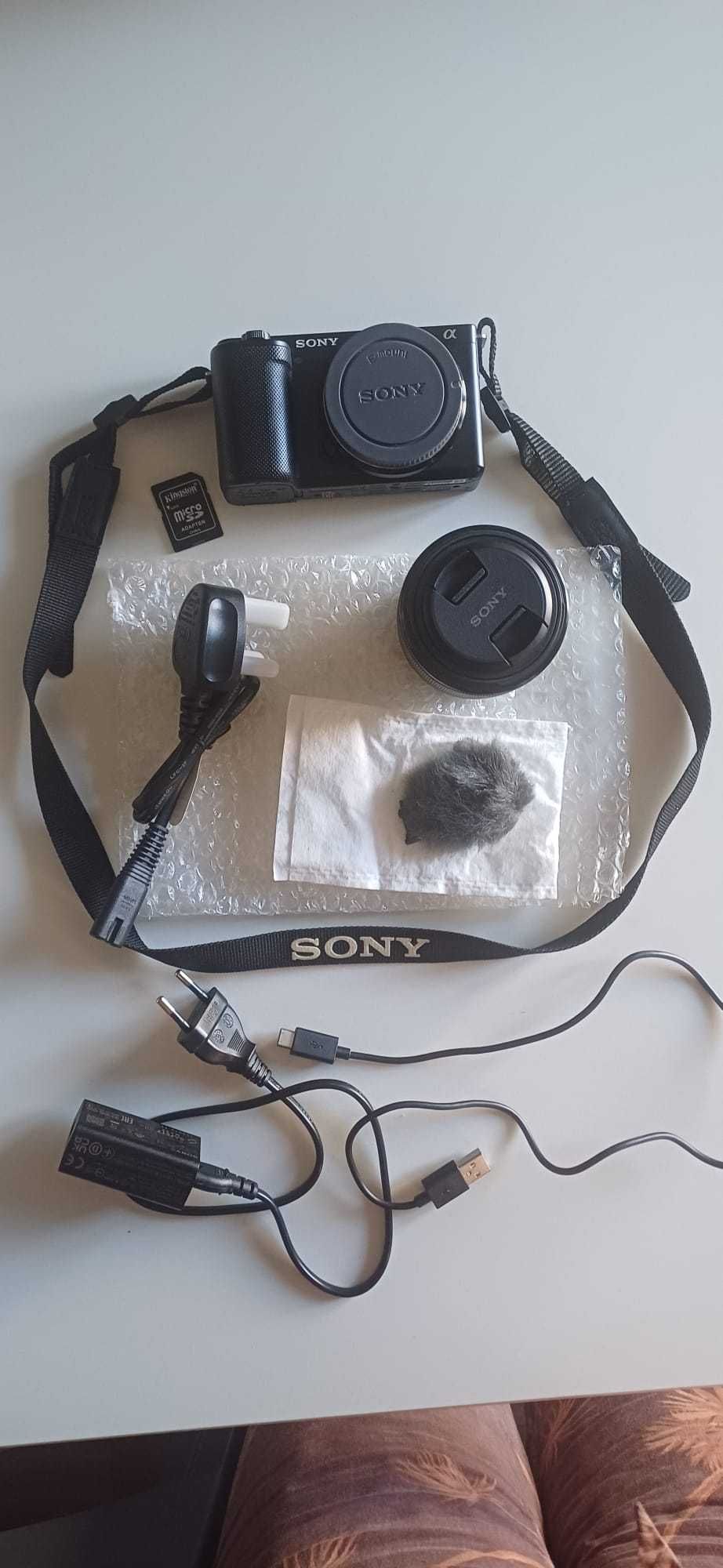 Sony ZV-E10 + Sony 50mm f/1.8 – Kit criação de conteúdo