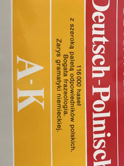 Dwa słowniki polski niemieckie