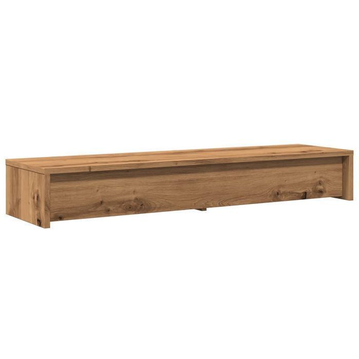 Vidaxl Podstawka Pod Monitor, Z Szufladami, Dąb Artisian, 100X27X15 Cm
