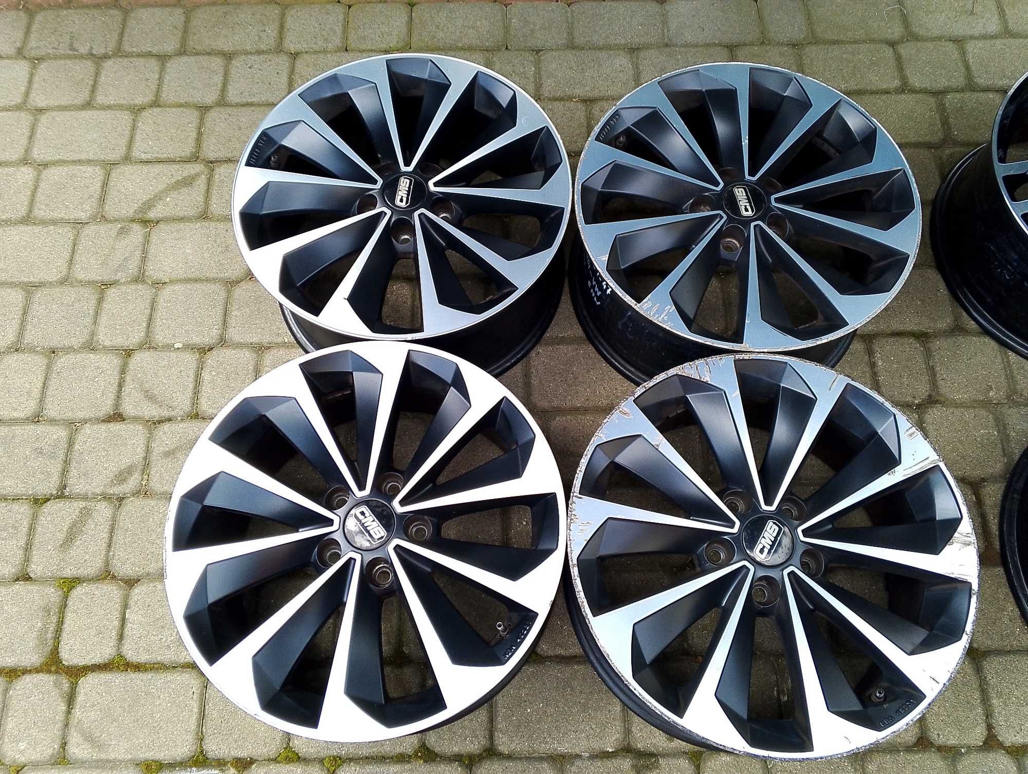 alufelgi czarno/srebrne 4 szt.17 cali VW,Audi ,Skoda,Mercedes,BMW