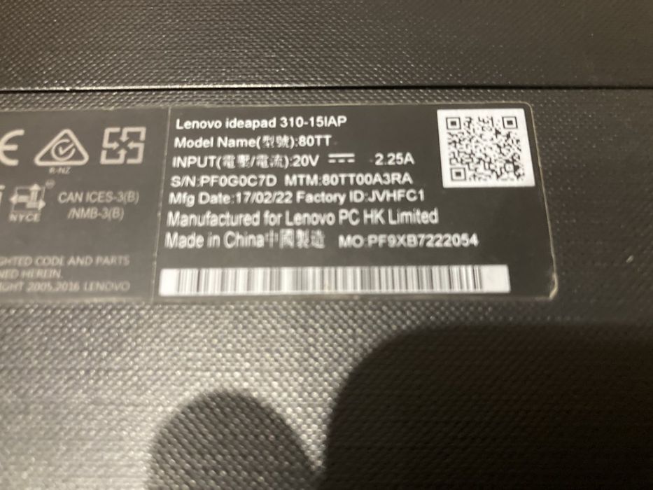 Ноутбук Lenovo Ideapad 310-15IAP