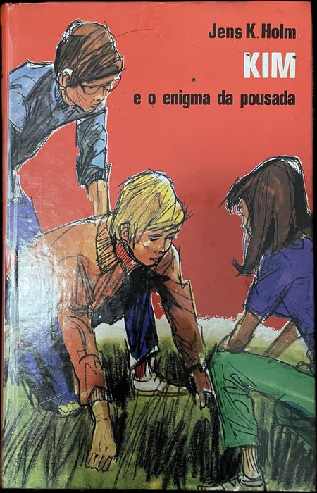 Livros juvenis aventuras policiais colecção Kim de Jens K. Holm bons