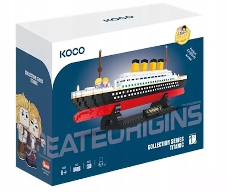 042275 Koco Klocki Konstrukcyjne Statek Titanic 1510 El