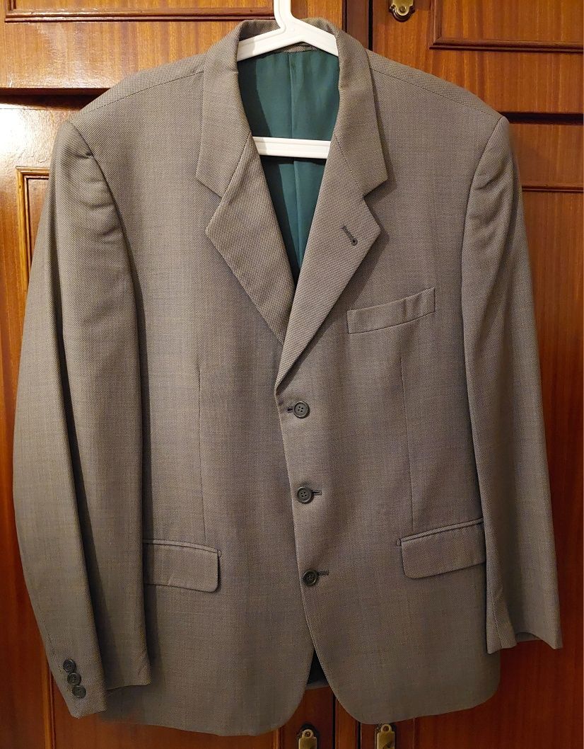 Blazer Cinza e verde