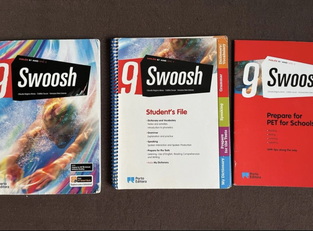 Swoosh Inglês 9 ano manual e caderno de atividades