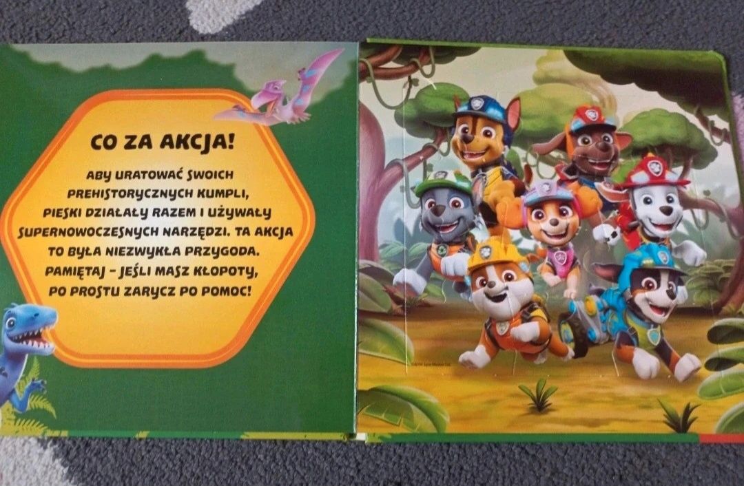 Książka z puzzlami Psi Patrol