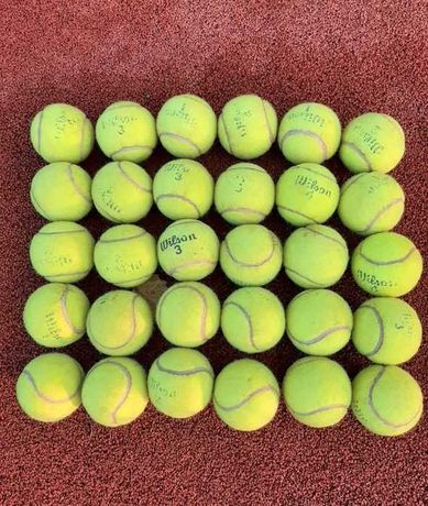 4 piłki tenisowe, używane,  head tretorn babolat