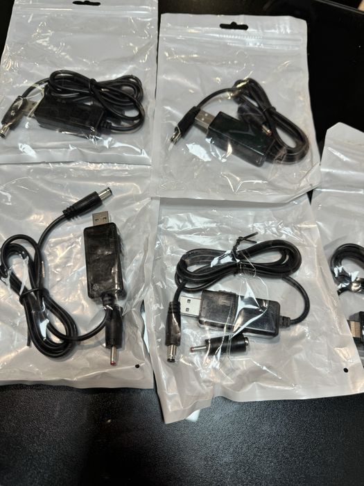 Кабель перетворювач USB C для роутера 9V 12V з перемикачем живлення