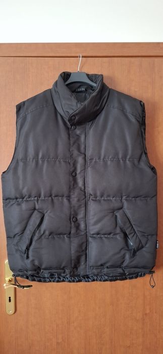 Bezrękawnik męski XXL czarny gruby