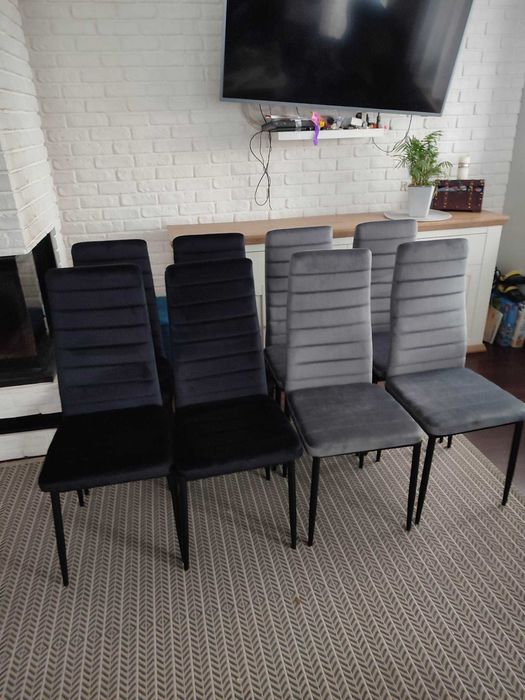 Piękne i eleganckie krzesła VELVET w super cenie SUPER JAKOŚĆ