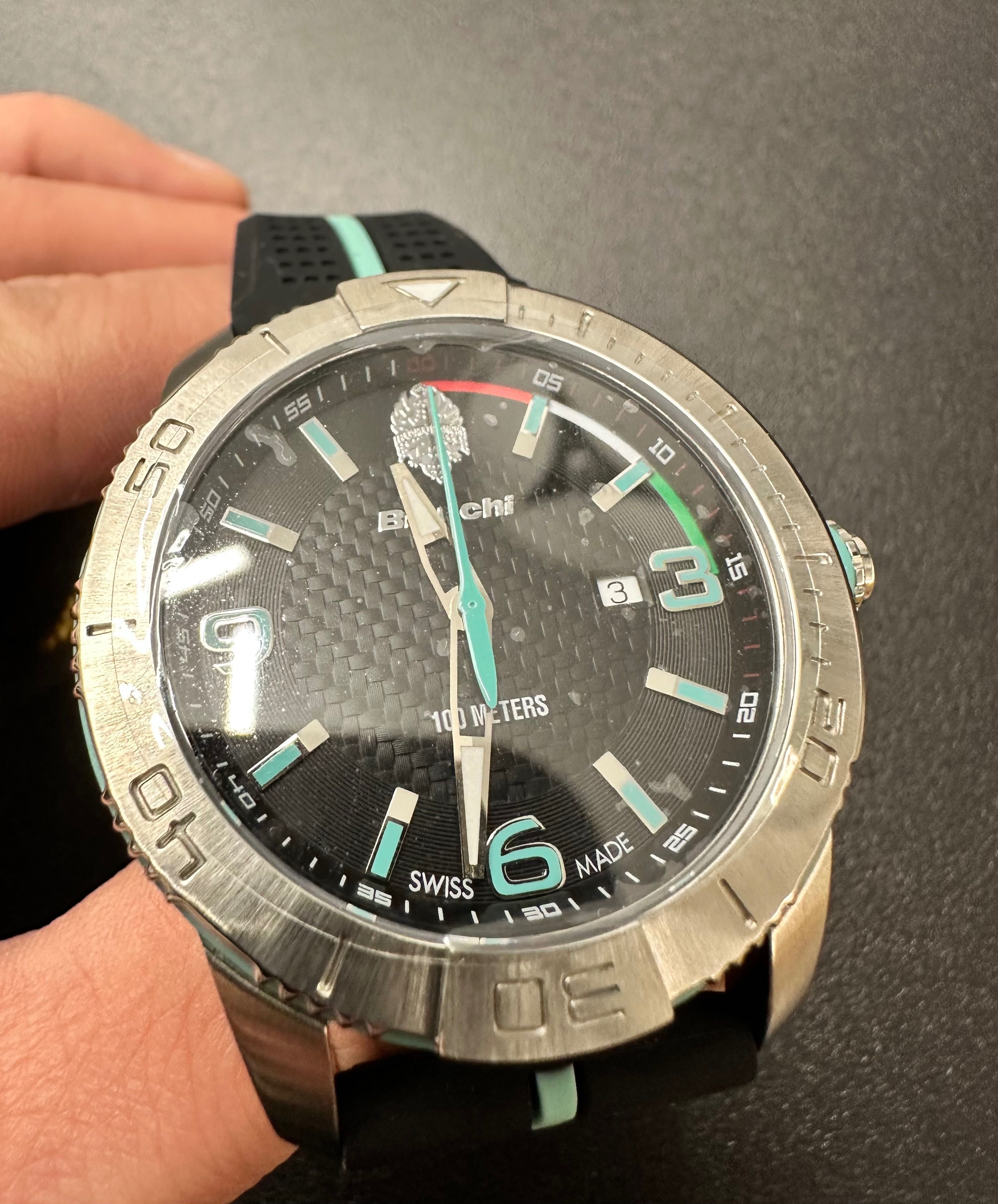Zegarek Bianchi celeste męski chronograf