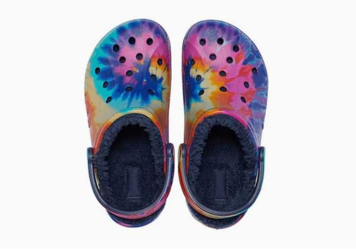 Утеплені крокси Crocs Classic Tie-Dye Lined Clog - від 20/21 до 38/39