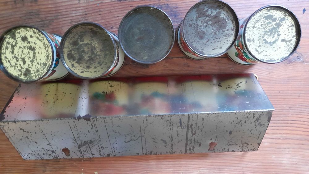 Rack de especiarias vintage