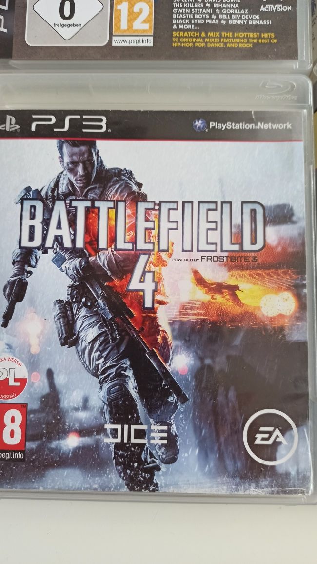 Battlefield, Assassin's, Dj Hero Zestaw gier Ps3