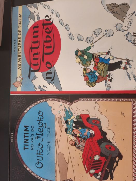 Livros Tintim capa mole