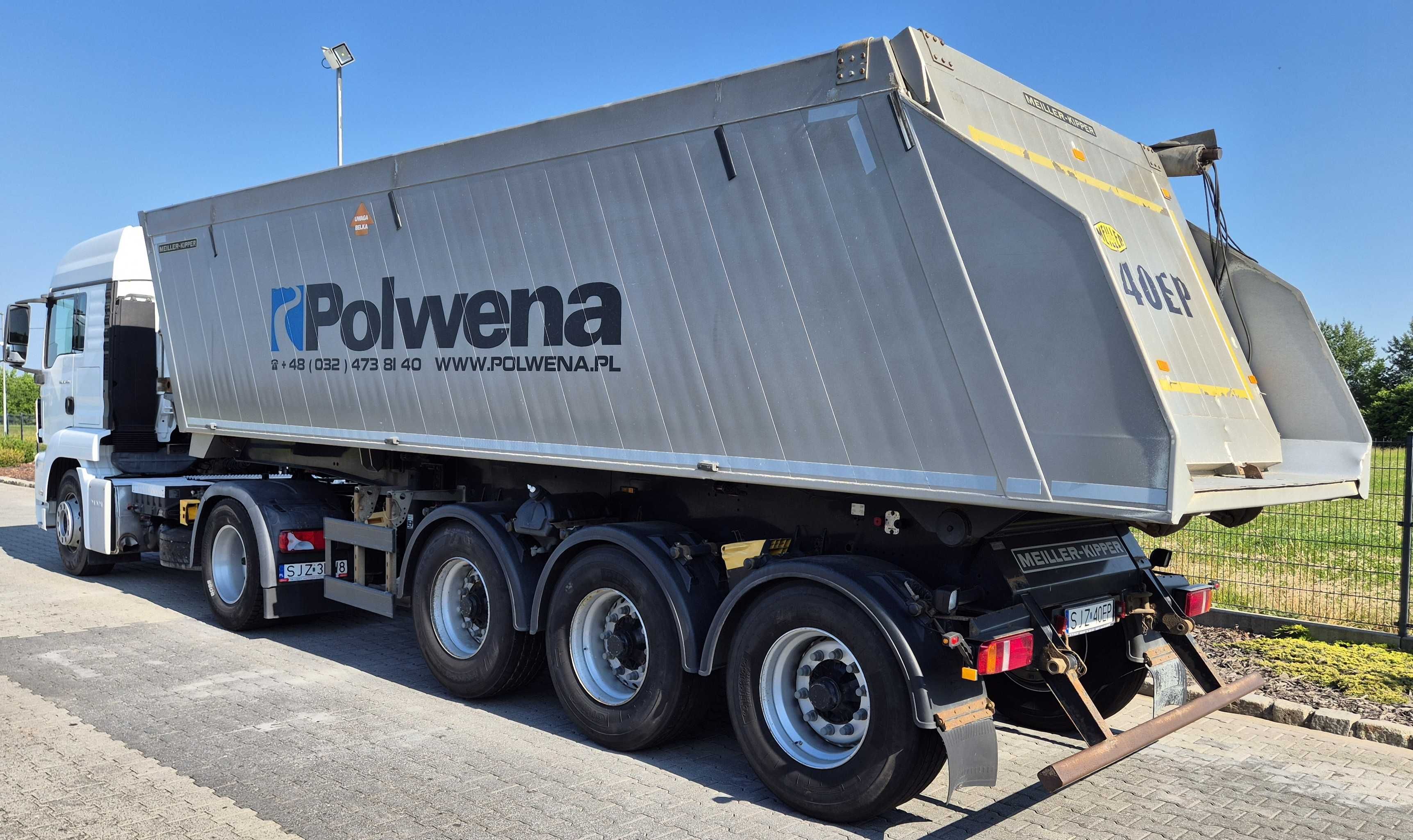 Naczepa Wywrotka Meiller 31m3, BPW, Stan BDB, Solidna