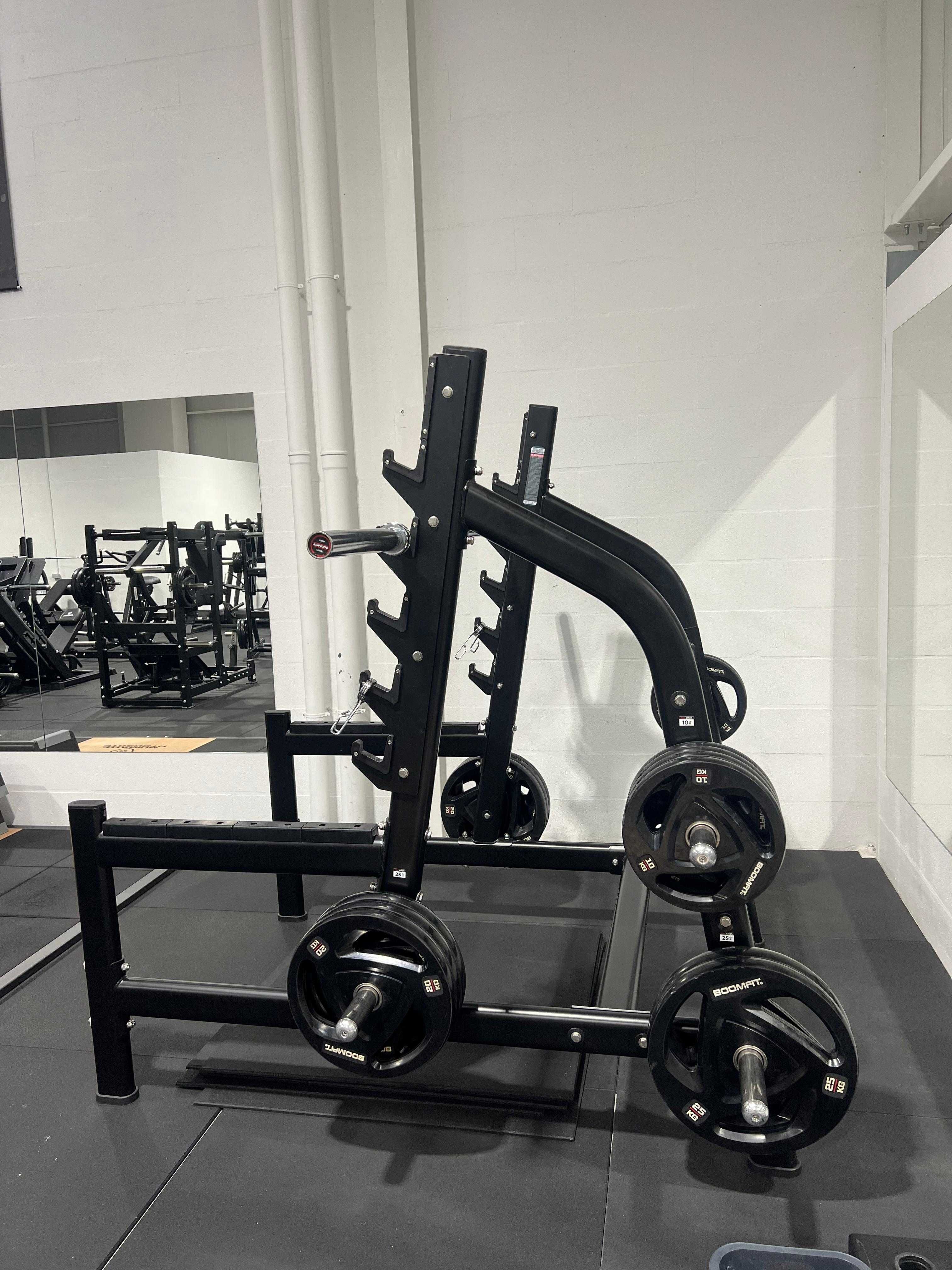 Rack Agachamentos Olímpico Black Series Titanium Strengh