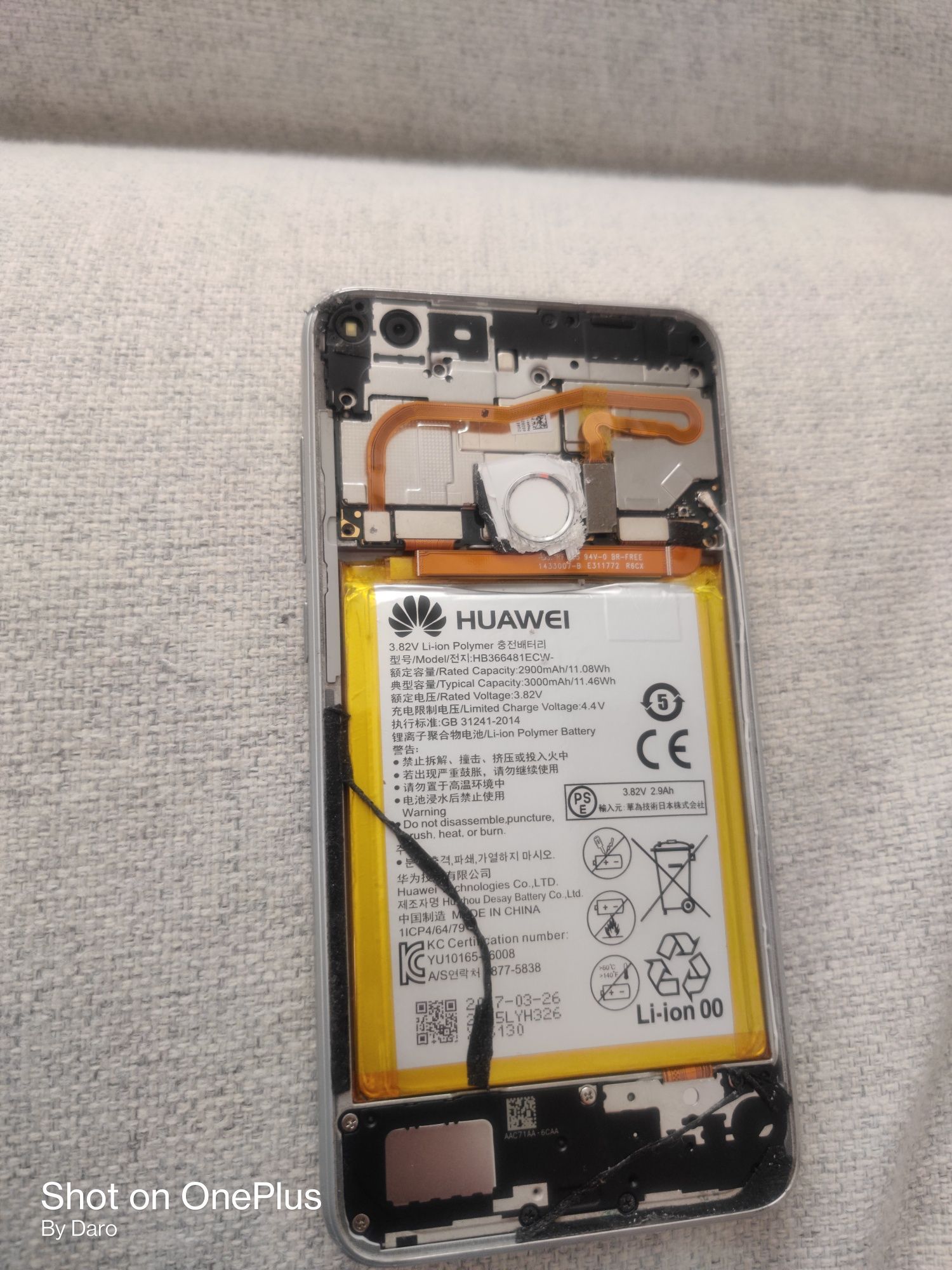 Huawei P9 Lite 2016 ,P9 Lite 2017 Uszkodzony