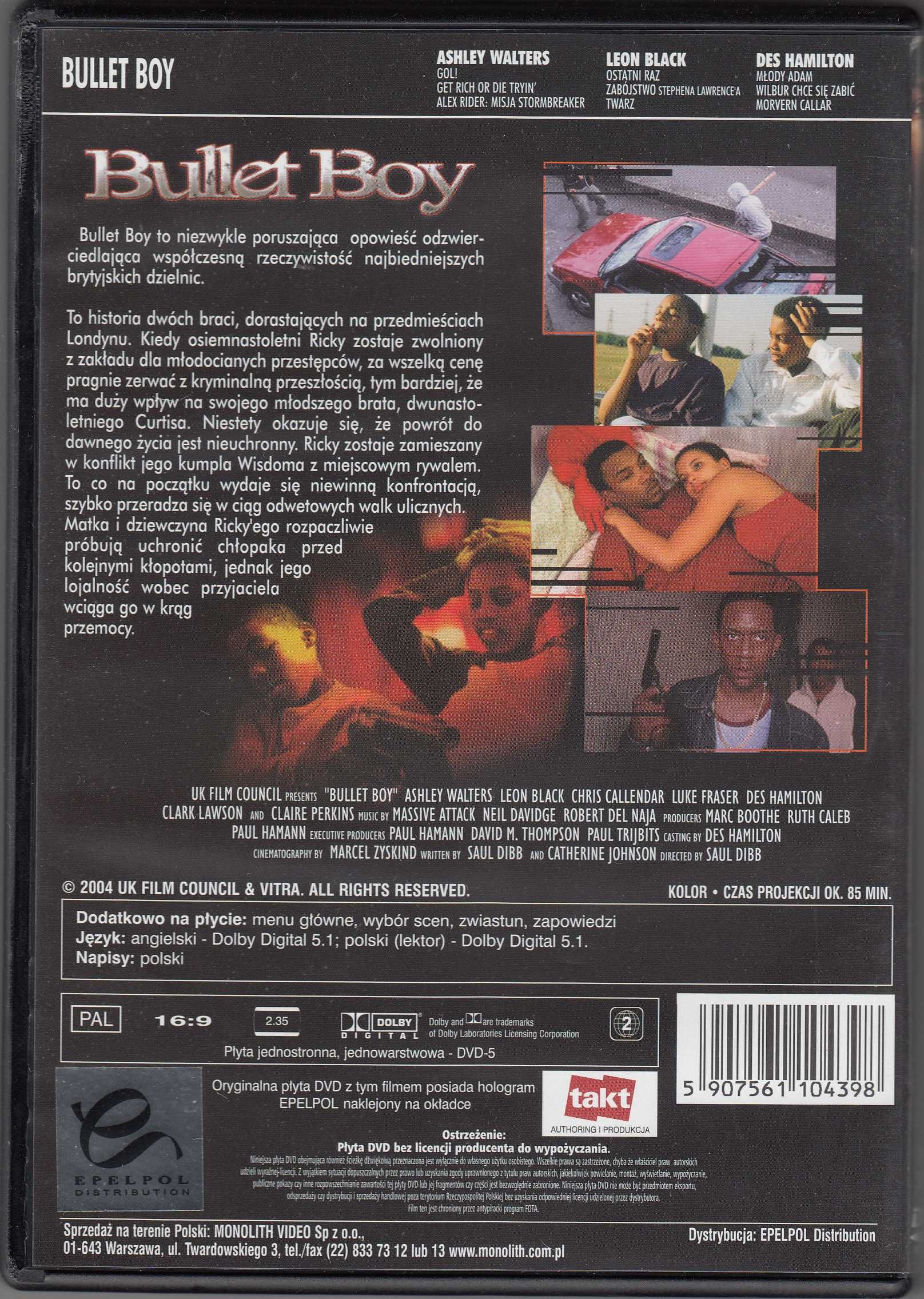 Bullet Boy - dvd