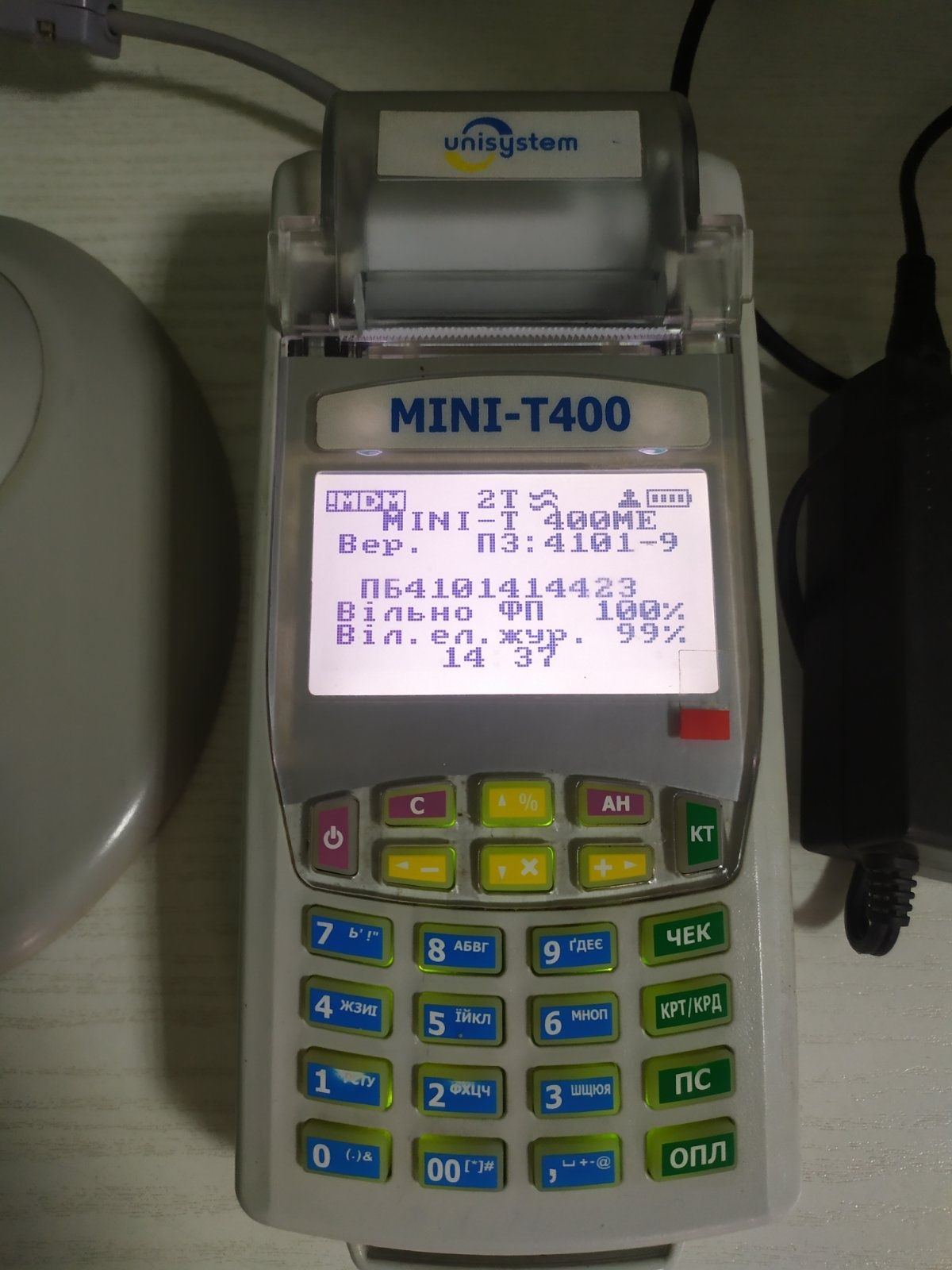 Продам касовий апарат MINI-T400 + сканером