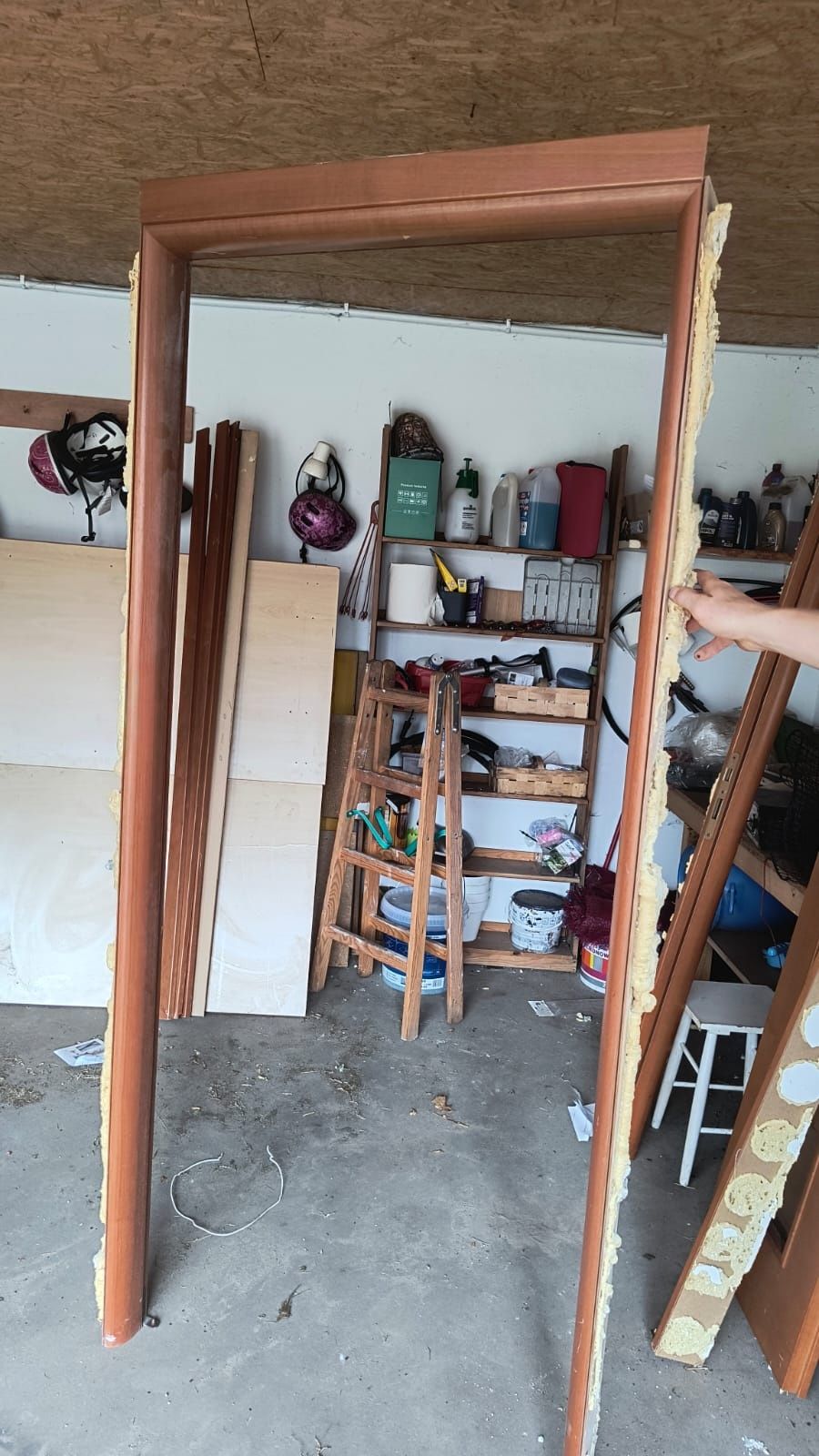 Drzwi składane przesuwne 80 cm prawe