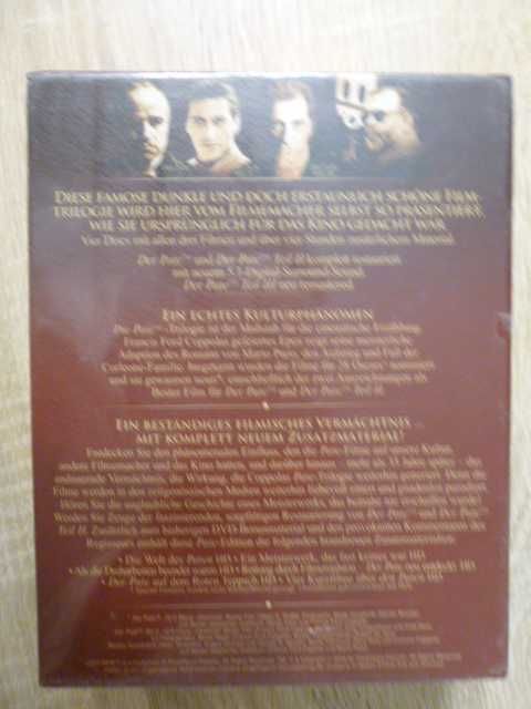 OJCIEC CHRZESTNY Godfather Part I-III Trylogia - box 4 blu-ray - folia