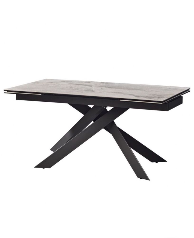 Стіл розкладний Gracio light grey кераміка 160-240см