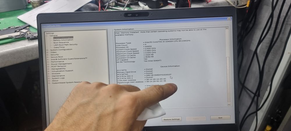 Дисплей з сенсором. NV140FHM -T03 dell 5411