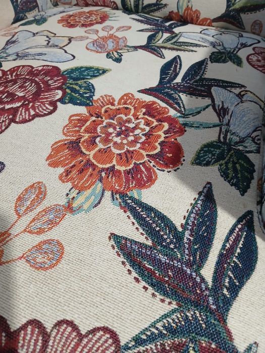 Fotel uszak kolorowy hiszpański Sisi czerwony