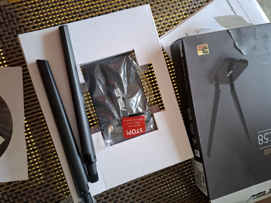 USB адаптер для мережі WIFI Asus wireless AC 1300 USB ac58